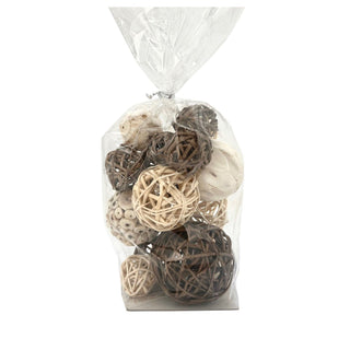 Scented Decor Ball In Bag - Brown