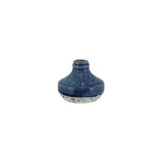 Ceramic Vase Bottle - Blue - 8.5x6.5cm