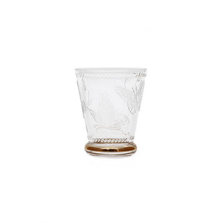 Glass Dof Butterfly with Golden Rim - 8.8x10.5cm