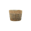 Cement Planter - Wicker Pattern Beige Extra Small - 11.5x9cm