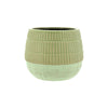 Planter Round - Lime Green - Medium - 15.5x13cm