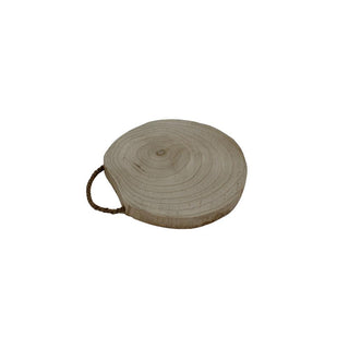 Wooden Serve Platter Round Natural - 25.5x25.5x3cm