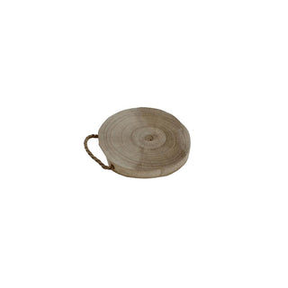 Wooden Serve Platter Round Natural - 20x20x2.5cm