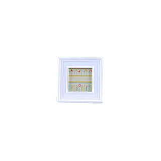 Wooden photo frame white 4x4inch decorative home detail  All Seasons Homeware.