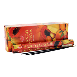 Hexagon incense sticks Mango Papaya fragrance set of 6  All Seasons Homeware.