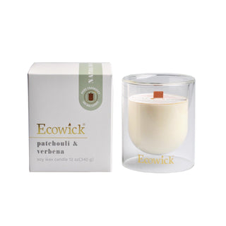 Soy Jar Candle - Clear Lantern Bottle - Parchouli Verbena - 300g