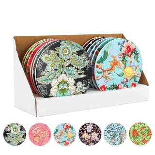 Trivet Round Mixed - Floral - 20x20cm