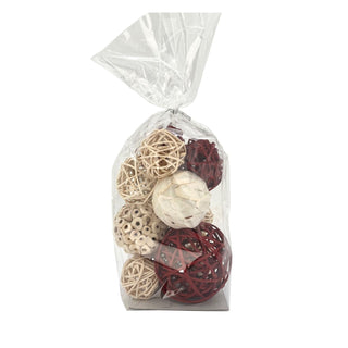 Scented Decor Ball In Bag - Red