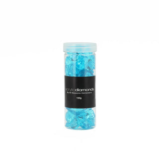 Diamonds Acrylic - Aqua Blue