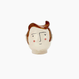 Pot - Head Figure - 12x11x13.5cm