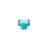 Glass Candle Holder - Blue - 5.2x6.4cm