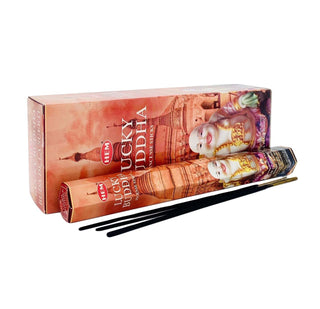 Hexagon incense sticks Lucky Buddha fragrance set of 6  All Seasons Homeware.