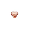 Glass Candle Holder - Pink - 5.2x6.4cm