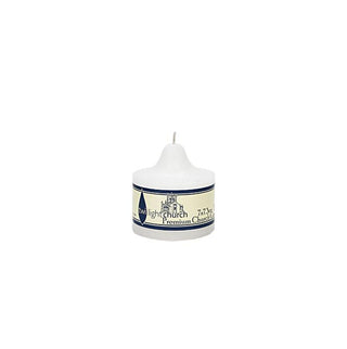 Church Candle White - 7x7.5cm