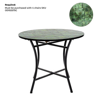 Table Metal Round - D90x75cm