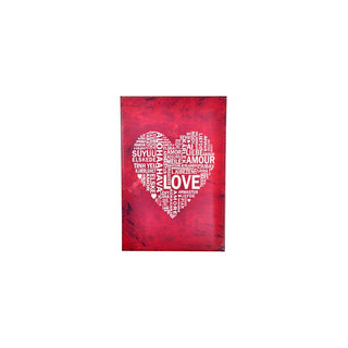 Love sign red decorative home detail  All Seasons Homeware.