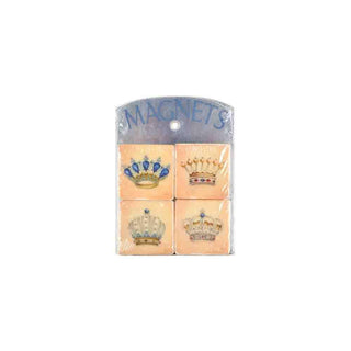 Crown magnets set of 4 decorative home detail  All Seasons Homeware.