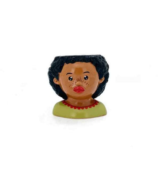 Planter - African Girl - 13.5x12.8x13.2cm