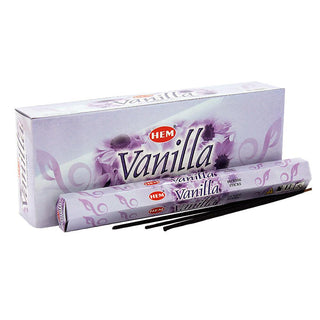 Hexagon incense sticks Vanilla fragrance set of 6  All Seasons Homeware.