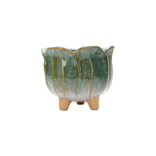 Pot Tulip - Green - 8.2x8.2x7.1cm