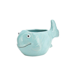 Fish Pot - 21.5x12x12.1cm - Green