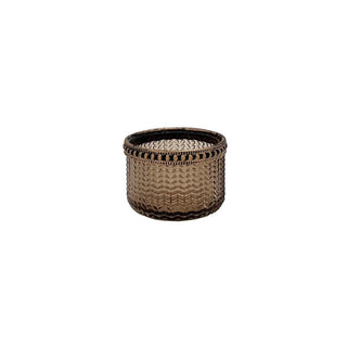 Candle Holder - Antique Style Round-shape Bronze - 6.5x4cm