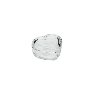 Glass Trinket Box Heart Shape
