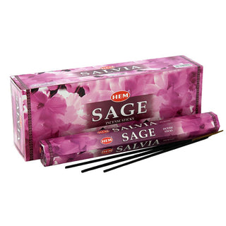 Hexagon incense sticks Sage fragrance set of 6  All Seasons Homeware.