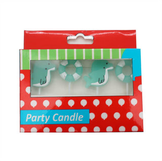 Candle - Fish Decor In Box - 4 Pieces