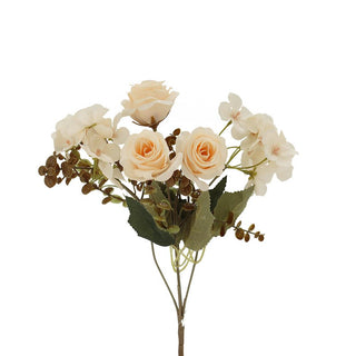 Flower Rose Bush - Cream - 5x30cm