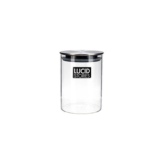 Glass Jar With Metal Lid - 540ml - 8.5x8.5x12cm