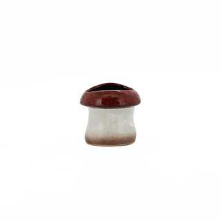 Pot - Mushroom - Red - 10.4x10x9.8cm