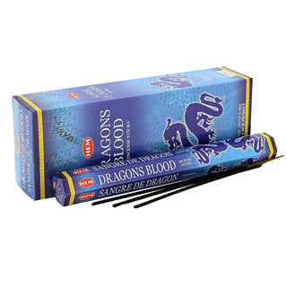 HEM Hexagon Incense - Dragon Blood Blue