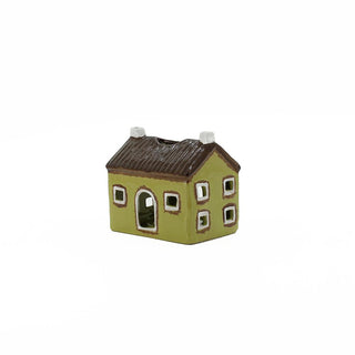 Deco House - Green - 12.2x9.8x11cm