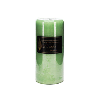 Twilight Basic Scented Pillar Candle - Jasmine - 7x15cm