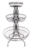 Planter Stand 3 Tiers Matte Black