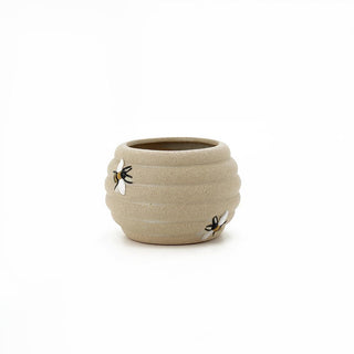 Pot - Bee Hive - Beige - 10.5x10.5x8cm