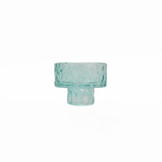 Glass Candle Holder - Green - 5.2x6.4cm