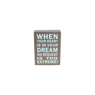 Dream block decor wooden home detail  All Seasons Homeware.