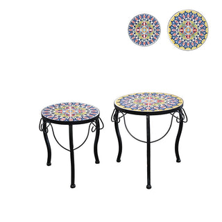 Plant Stand Set of 2 - D30x33, D25x29cm