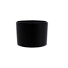 Glass Jar - Matte Black - 11x8cm