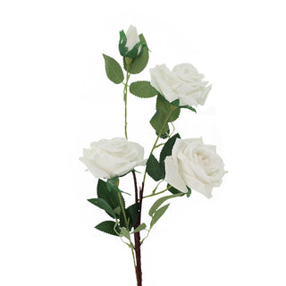 Flower Lucy Rose - White - 4x89cm