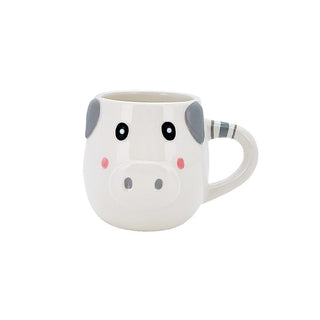 Mug - Pig - White - 13.2x9.5x9.6cm