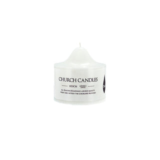Pillar candle white unscented 9 x 9cm smooth classic finish  All Seasons Homeware.