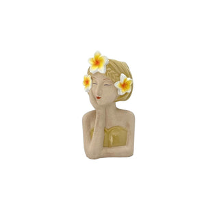 Pot - Frangipani Lady - 8.4x8.4x15.7cm