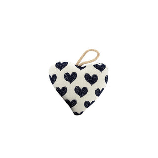 Hanging heart decor blue small decorative home detail  All Seasons Homeware.