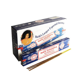 Satya Nag Champa Incense 15g - Set of 12