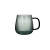 Glass Water Cup - Grey - 9.5x9.8cm